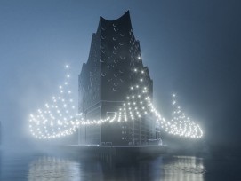 Visualisierung Lichtinstallation "Breaking the Waves"