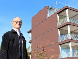 Klimaneutrales Gewerbe- und Wohnhaus neuRaum in Horw