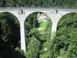 Zweite Lorzentobelbrücke in Zug