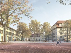 Visualisierung Sanierung Erweiterung Schule Moosmatt in Stadt Luzern