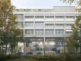 Visualisierung Ersatzneubau Baugewerbliche Berufsfachschule Zürich