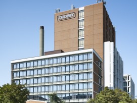 Thomy-Gebäude Basel Fassade