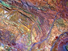 Pilbara, Aufnahme aus dem Orbit von ASTER