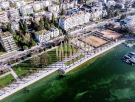 Luzern Überlaufbecken Carl-Spitteler-Quai Hochwasserschutz