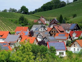 Solaranlagen auf Hausdächern