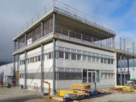 Aufstockung Bürogebäude Kiefel Packaging Micheldorf