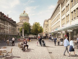 Visualisierung Umgestaltung Bärenplatz Stadt Bern