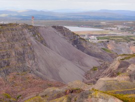 Erzberg Kiirunavaara in Kiruna Schweden