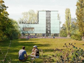 Visualisierung neues Schulhaus Tüffenwies Zürich-Altstetten