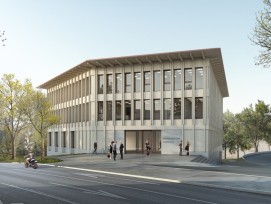 Visualisierung Neubau Bezirksgericht Lenzburg