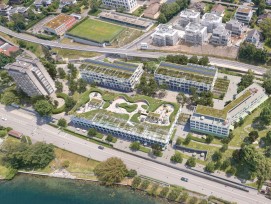 Visualisierung Süd-See Zug Kantonspital-Areal