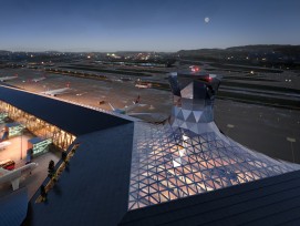 Visualisierung Dock A Flughafen Zürich