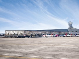 Visualisierung neues Dock A Flughafen Zürich
