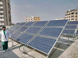Notwende: Die Kinderklinik Gaza-Stadt setzt auf Solarstrom aufgrund der prekären Versorgungslage mit Diesel. (Bild: pd)