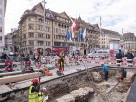 Ausgrabung Freie Strasse Basel-Stadt