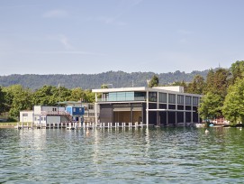 Ersatzneubau Wasserschutzpolizei Mythenquai Ansicht seeseitig