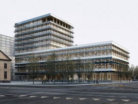 Visualisierung SHL Südtor im Tech Cluster Zug