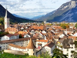 Stadt Chur im Kanton Graubünden
