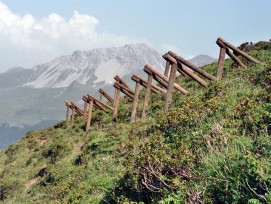 Lawinenverbauung in Arosa GR