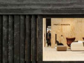 Temporärer Fritz Hansen Pavillon  beim Designmuseum Danmark.