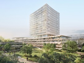 Visualisierung Neubau Klinikum 3 Universitätsspital Basel