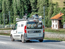 Messfahrzeug für Strassennetz in Graubünden