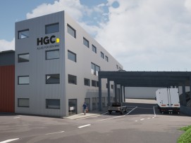 Visualisierung neues Bürogebäude HGC St. Gallen