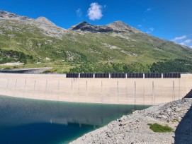 Baustart für Solaranlage auf Staumauer Valle di Lei