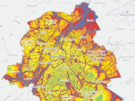 Interaktive Lärm-Karte Noisy City von Brüssel