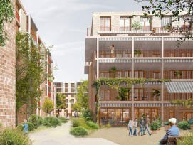 Visualisierung Studienauftrag Seetalplatz Ost in Emmen