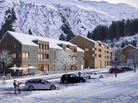Visualisierung Resort Dieni Sedrun Andermatt Swiss Alps