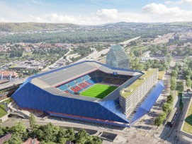 Visualisierung Erneuerung Stadion St. Jakob-Park Basel