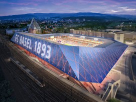 Visualisierung Erneuerung Stadion St. Jakob-Park Basel