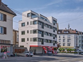 Holz-Aufstockung bei Haus in Zürich-Wollishofen