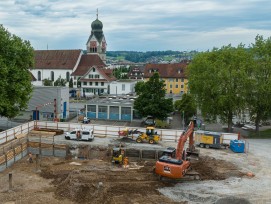 Grabfund bei Erweiterung Schulhaus Sternmatt in Baar