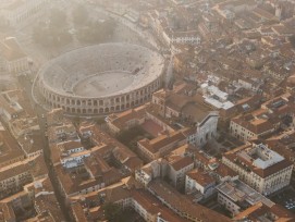 Verona aus der Vogelperspektive