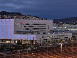 Fertige Swiss Life Arena in Zürich Altstetten