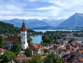 Blick auf die Stadt Thun