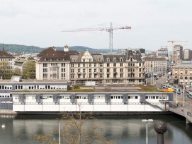 Papierwerd-Areal mit Globus-Provisorium Stadt Zürich