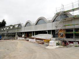 Schwimmhalle Neufeld, Bern, Wellendach