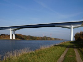 Visualisierung Ersatzneubau Hochbrücke A7 Schleswig-Holstein