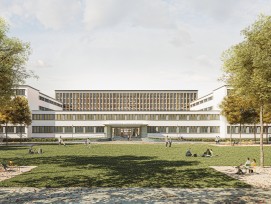 Visualisierung Umbau Sanierung Schweizerische Nationalbilbiothek