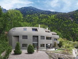 Mehrfamilienhaus in Chur mit Titanzink-Fassade