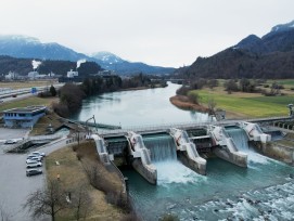 Wasserkraftwerk-Reichenau in Domat/Ems