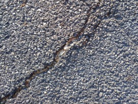 Trockener Asphalt