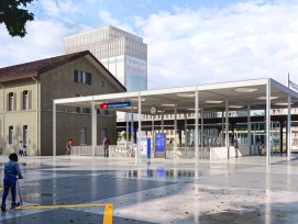 Visualisierung Bahnhof Herzogenbuchsee Zugang Ost