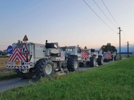 Vibrationsfahrzeuge Geothermie Magglingen