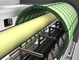 Tunnel-Modell Los 3 Metro Toulouse Implenia