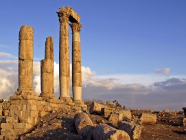 Herkulestempels auf der Zitadelle von Amman
