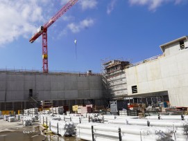 Baustelle Neue Olma Halle 1 Hallenbereich